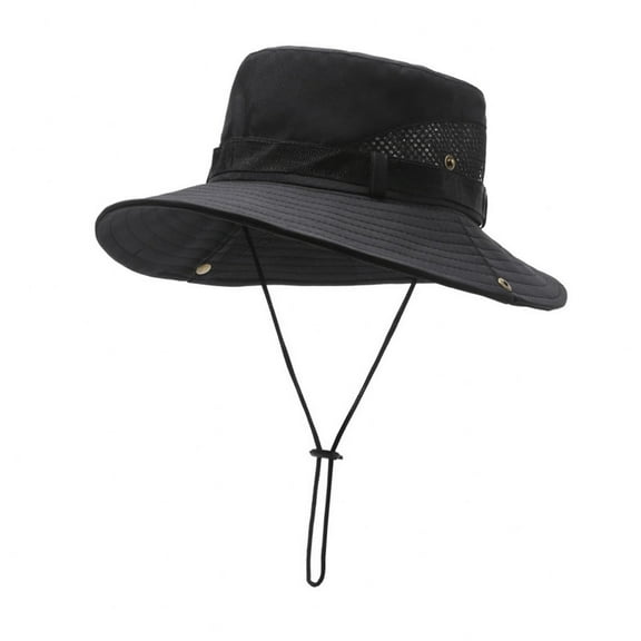 ZVNAΖH Sun Hats for Men, Packable Wide Brim Summer UV Protective Bucket Hat for Fishing Hiking