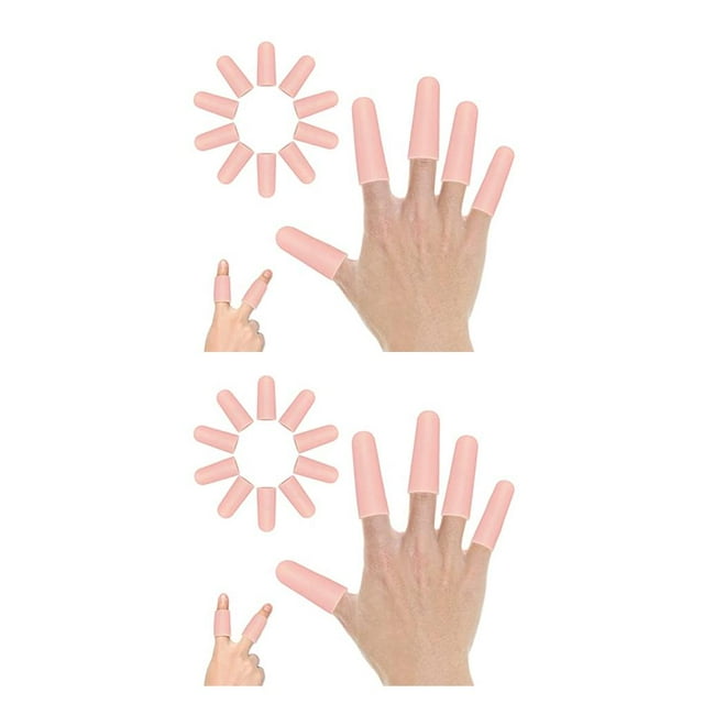 VONKY 10Pcs Protector Flexible Separator Protective Sleeves Adults Children Professionals Handwork Painting Gardening 2Set