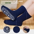 thumbnail image 3 of LOFIR Non Slip Grip Socks for Men- 5 Pairs Non Skid Anti Slip Grippy Socks with Gripper for Men Women for Yoga Pilates Hospital, 3 of 7