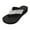 Diamond Black, variant on LAVRA Women's Bling Flip Flops Platform Wedge Beach Sandals