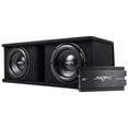 thumbnail image 2 of Skar Audio Dual 12" Paquete completo de graves de subwoofer serie SDR de 2400 vatios - Incluye caja cargada con amplificador, 2 of 5