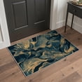 thumbnail image 5 of GENIMO 8'x10' Floral Rug for Living Room, Large Machine Washable Non Slip Low Pile Area Rug for Bedroom Dining Room, Gilded Indigo, 5 of 5