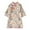 Beige, variant on Girls Dress Chinese Style Short Sleeve Rabbit Prints Princess Cheongsam Dresses Baby Girl Dress Pink