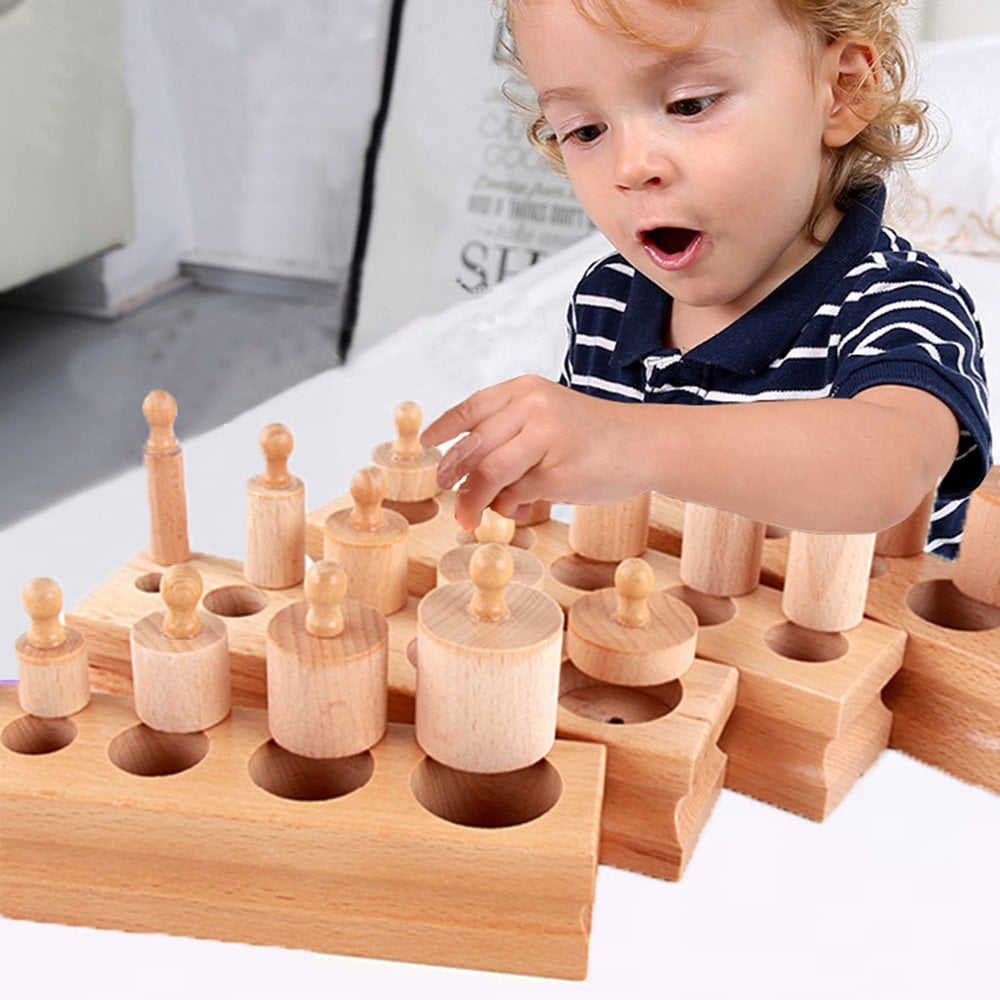 Montessori Materials Montessori Toys Educational Games Cylinder Socket