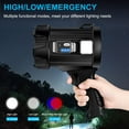 thumbnail image 3 of Led SpotLights Outdoor Handheld, 90000 Lumens Super Bright Handheld Spotlight Flashlight with Solar Panels, Led Spot Lights for Outdoor,Hunting,Camping,Boating, 3 of 8