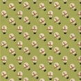 thumbnail image 1 of Ahgly Company Machine Washable Indoor Square Transitional Dark Yellow Green Area Rugs, 6' Square, 1 of 7