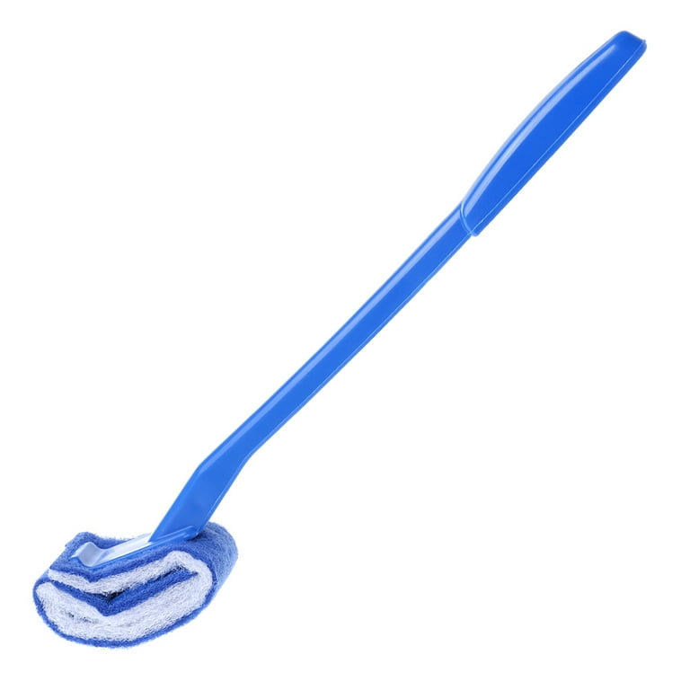 1pc Long Handle Toilet Cleaning Brush, Simple Blue Plastic Toilet Cleaning  Brush For Bathroom