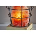 thumbnail image 3 of Himalayan Salt Table Lamp With Black Wire Basket, 3 of 3