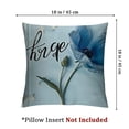 thumbnail image 4 of Blue Tulip Flower Printed Throw-Pillow-Cover  Decorative Lumbar Cushion Soft Pillow Case for Couch Bed Car, 4 of 7