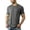 Heather Charcoal, variant on Men's Athletic Casual Tri-Blend Round Neck T-Shirts