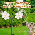 thumbnail image 5 of Dancing Daisy Sprinkler, Crazy Daisy Sprinkler, Garden Crazy Daisy Sprinkler Stake, Lawn Watering Sprinkler Sprayer, Garden Irrigation Tool for Yard Watering, 5 of 7