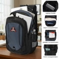 thumbnail image 2 of New York Xpress 25L Lightweight Travel Backpack Water-Resistant Casual Daypack for School, Travel, and Outdoor Activities,Navy,8160, 2 of 7