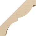 thumbnail image 3 of Ekena Millwork 5"W x 18"D x 18"H Valencia Rough Cedar Woodgrain TimberThane Knee Brace, Primed, 3 of 6