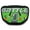 Neon Green, variant on Battle SportsBattle - "Racing" Football Back Plate - Youth  - Pink/Yellow/Blue