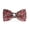 Burgundy & Silver, variant on Rhinestone Bow Tie