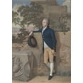 thumbnail image 3 of Hugh Douglas Hamilton 14x18 Black Modern Framed Museum Art Print Titled - Frederick North, Later Fifth Earl of Guilford, in Rome (Late 1780s), 3 of 5