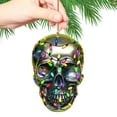 thumbnail image 7 of Clearance! DIY Horror Skull For Christmas Tree Decoration Car Rearview Mirror Pendant Crafts Collection 3.9*2.4*0.4 in F, 7 of 7