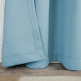thumbnail image 3 of Superior Solid Blackout Curtain Set of 4, 52" x 84", Light Blue, 3 of 10