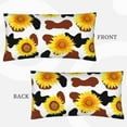 thumbnail image 3 of Bingfone Sunflower Cow Printed Pillowcase 20x36 inches - Standard Pillow Cases with Envelope Closure,Gifts for Women Men, 3 of 9