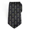 thumbnail image 3 of Golf Course Black Silk Men's Tie, 3 of 5