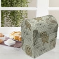 thumbnail image 3 of Owl Stand Mixer Cover, Cool Looking Owls Different Shapes and Sizes Drawing Style Sketch Pattern Print, Kitchen Appliance Organizer Bag Cover with Pockets, 5 Quarts, Brown Reseda Green, by Ambesonne, 3 of 4