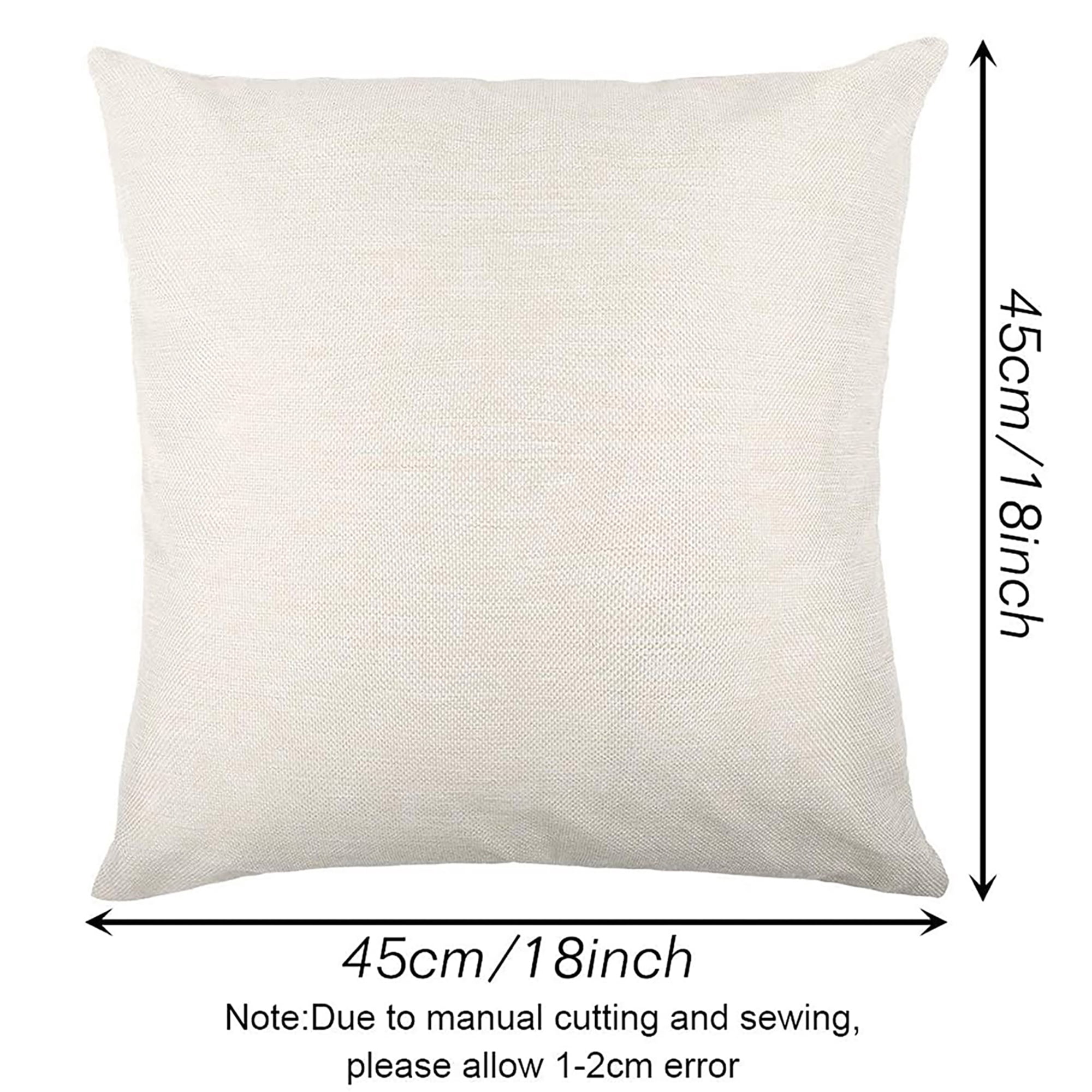 Husfou Thanksgiving Decor Fall Pillows Set of 4, 18 x 18 inch Farmhouse Decorative Pillow Covers for Autumn, Throw Cushion Case for Couch Home Decor
