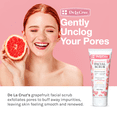thumbnail image 2 of De La Cruz Grapefruit Facial Scrub, with Aloe Vera and Papaya Extract, For Even Skin Tone and Texture, 6 OZ, 2 of 8