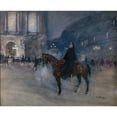 thumbnail image 3 of Jean Béraud 24x20 Black Modern Framed Museum Art Print Titled - Opera Facade on a Gala Evening (1867 - 1935), 3 of 5
