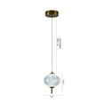 thumbnail image 4 of Bethel International LED Pendant in Brass Color, 4 of 6