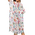thumbnail image 4 of HELLHERO Women's Watercolor Mermaid Kimono Cover-Up - Lightweight Breathable Beachwear for Summer Vacation, Pool & Resort - Loose Flowy Bikini Cover Up, 4 of 6