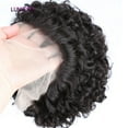 thumbnail image 5 of Lumiere Hai 99J Burgundy Honey Blonde 350 Colored Short Curly Pixie Cut Lace Wig Pre plucked Bob Wig 13x2 Lace Front Curly Human Hair Wigs, 5 of 10