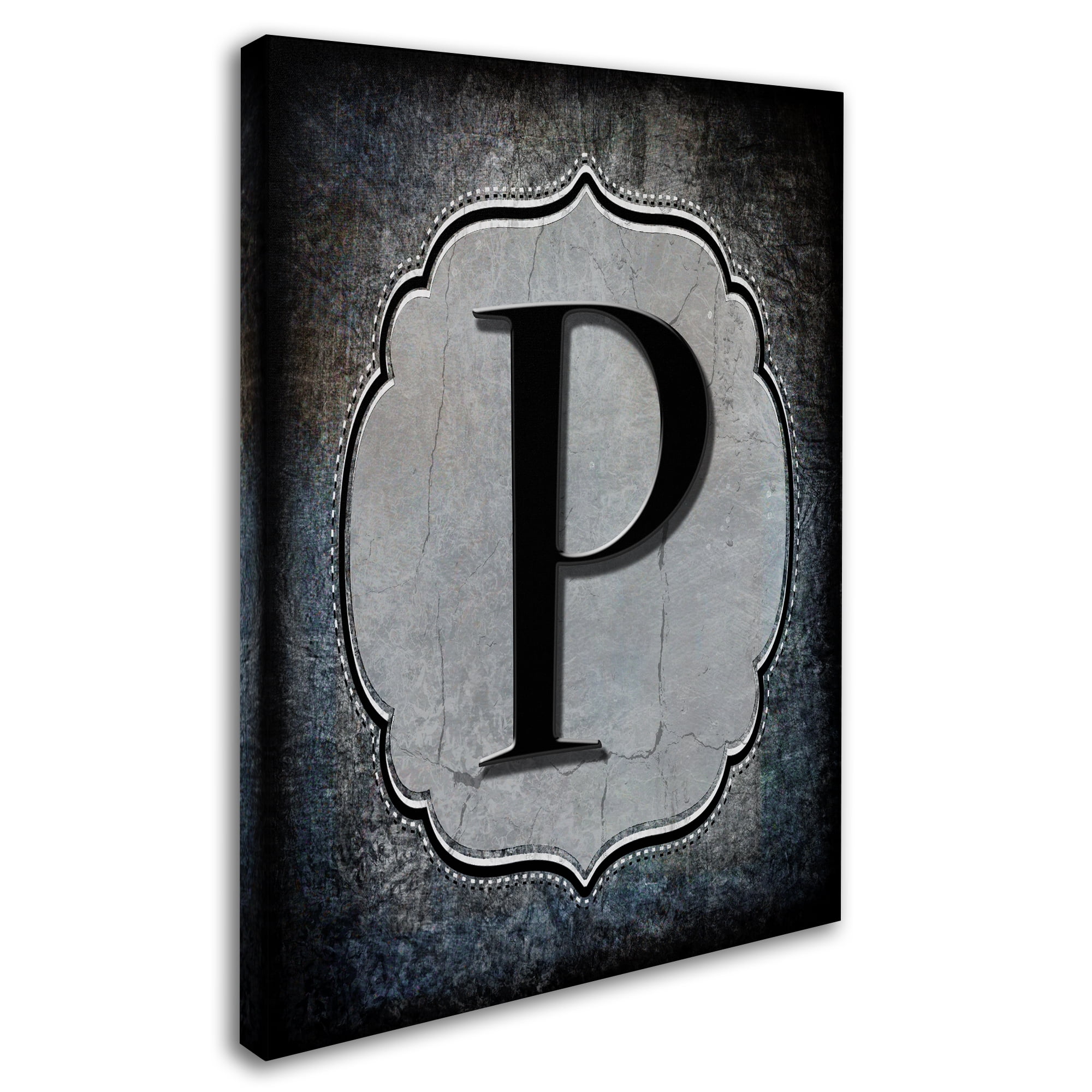 Trademark Fine Art 'Letter P' Canvas Art by LightBoxJournal