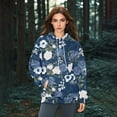 thumbnail image 6 of Bovemsi Sweatshirt for Women Fashion Spring Autumn Casual Long Sleeve Hoodies Sweatshirts Top Camo Hoodie, 6 of 7