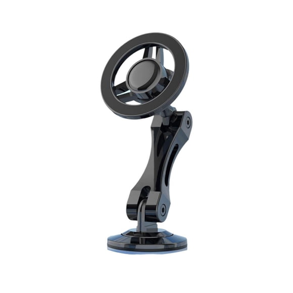 Support de Téléphone Rotatif en Métal Magnétique Pliable pour Voiture, Support de Téléphone pour Toutes les Sorties d'Aération GPS en Voiture