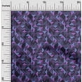 thumbnail image 2 of oneOone Velvet Purple Fabric Geometric Dress Material Fabric Print Fabric By The Yard 58 Inch Wide, 2 of 4
