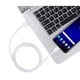 thumbnail image 5 of Paquete de 10 cables USB tipo C Smays, cables de carga tipo C de 1m, color blanco, 5 of 7