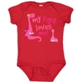 thumbnail image 3 of Inktastic My Yaya Loves Me Granddaughter Dinosaur Girls Baby Bodysuit, 3 of 5