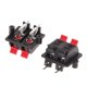 thumbnail image 2 of 5pcs Double Row 4 Position Cable Clip Push Type Speaker Terminal Panel Connector, 2 of 4