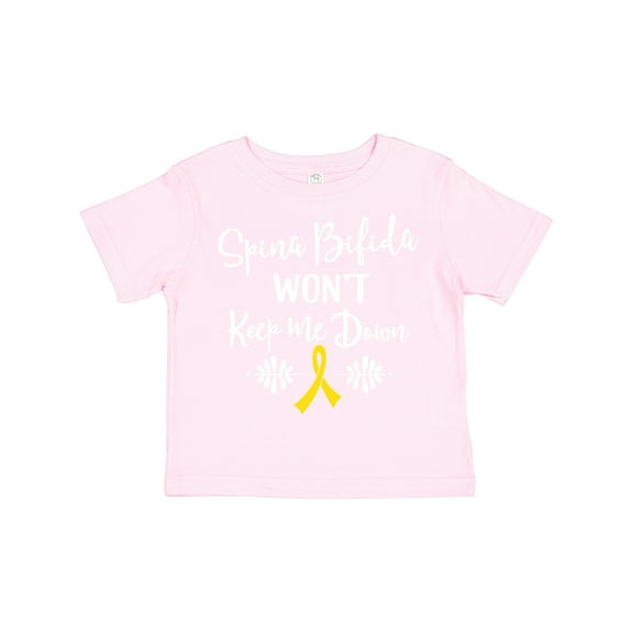 Inktastic Spina Bifida Awareness Message Ribbon Boys or Girls Toddler T-Shirt