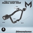 thumbnail image 4 of Slider Protector Mach para moto 125Z 150Z negro M, 4 of 8