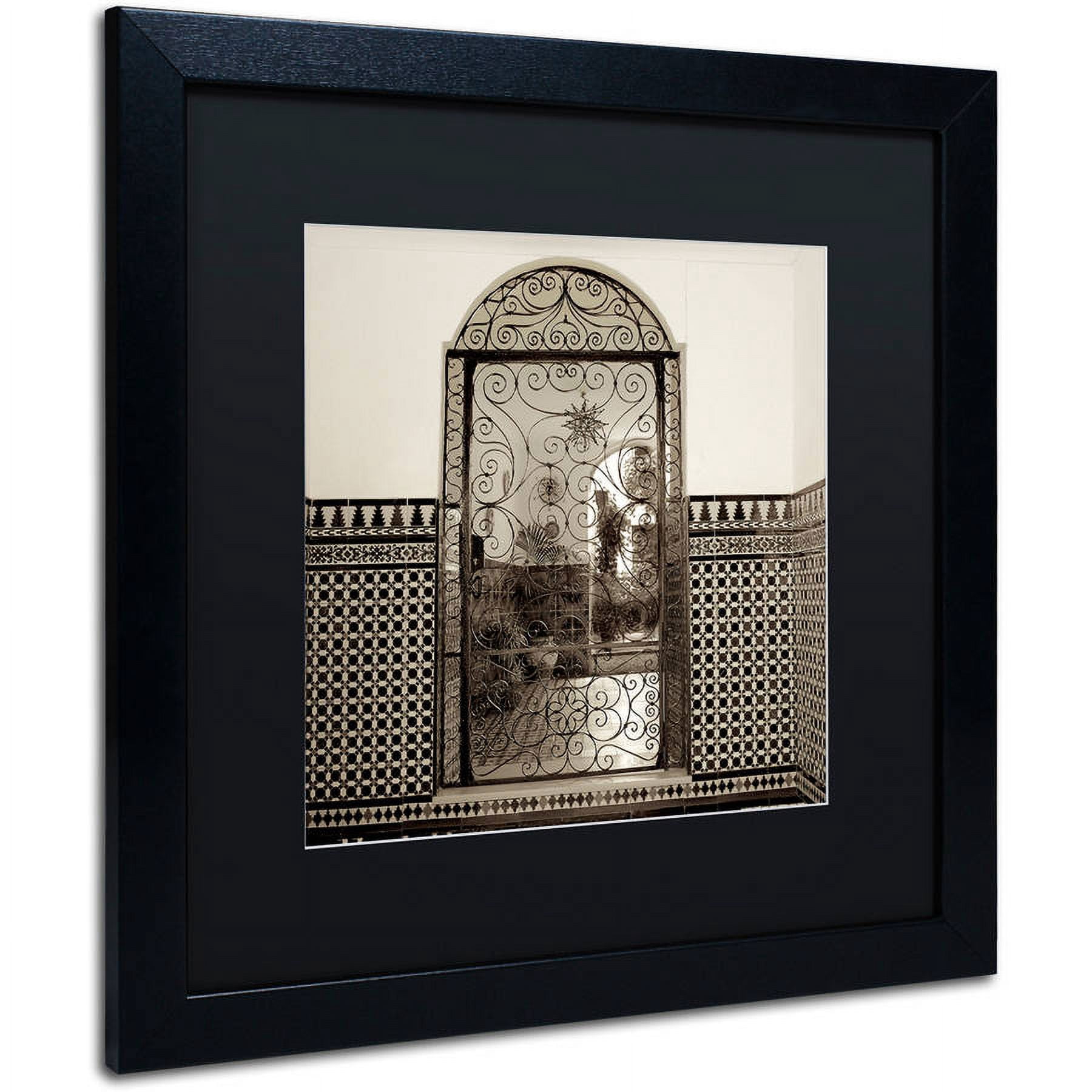 Trademark Fine Art "Cordoba I" Canvas Art by Alan Blaustein, Black Matte, Black Frame