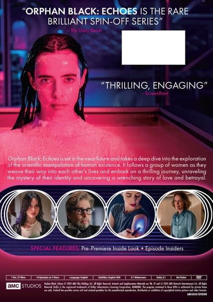 Orphan Black: Echoes S1 (DVD), AMC, Drama