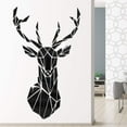 thumbnail image 4 of Espejo 3D Ciervos Calcomanías de pared Murales Pegatinas de pared tridimensional Calcomanías Calcomanías de pared decorativas de bricolaje Sala de estar Dormitorio Tv Sofá Fondo Arte de la pared Pegatinas de pared, 4 of 8