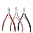thumbnail image 3 of Portable Stainless Steel Nail Art Cuticle Nipper Cutter Clipper Manicure Pedicure Tools Nail Scissors black, 3 of 5
