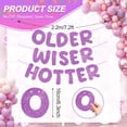 thumbnail image 4 of LZLINGMEI Set of 3 Pre Strung Older Wiser Hotter Glitter Banner Funny Birthday Banner for Women Birthday Party Decorations Birthday Sign Birthday Gift, 4 of 6