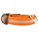 thumbnail image 1 of Collar LED USB para perro Collar LED brillante Collar recargable (L) Naranja, 1 of 2