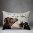 thumbnail image 3 of Creative Products Watercolor Cows 14x20 Spun Poly Pillow, 3 of 3