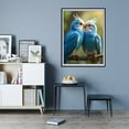 thumbnail image 7 of Diamond Art Kit for Adults, Blue Feathered Parrots Perched Together Diamond Painting for Adults Beginners, DIY Diamond Art Painting Kits, 5D Diamond Painting Crafts for Home Decor 12x16 Frameless, 7 of 7