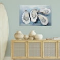 thumbnail image 3 of Stupell Industries Four Oysters Impression Nautical & Beach Painting Wrapped Canvas Art Print Wall Art, 45 x 30, 3 of 8