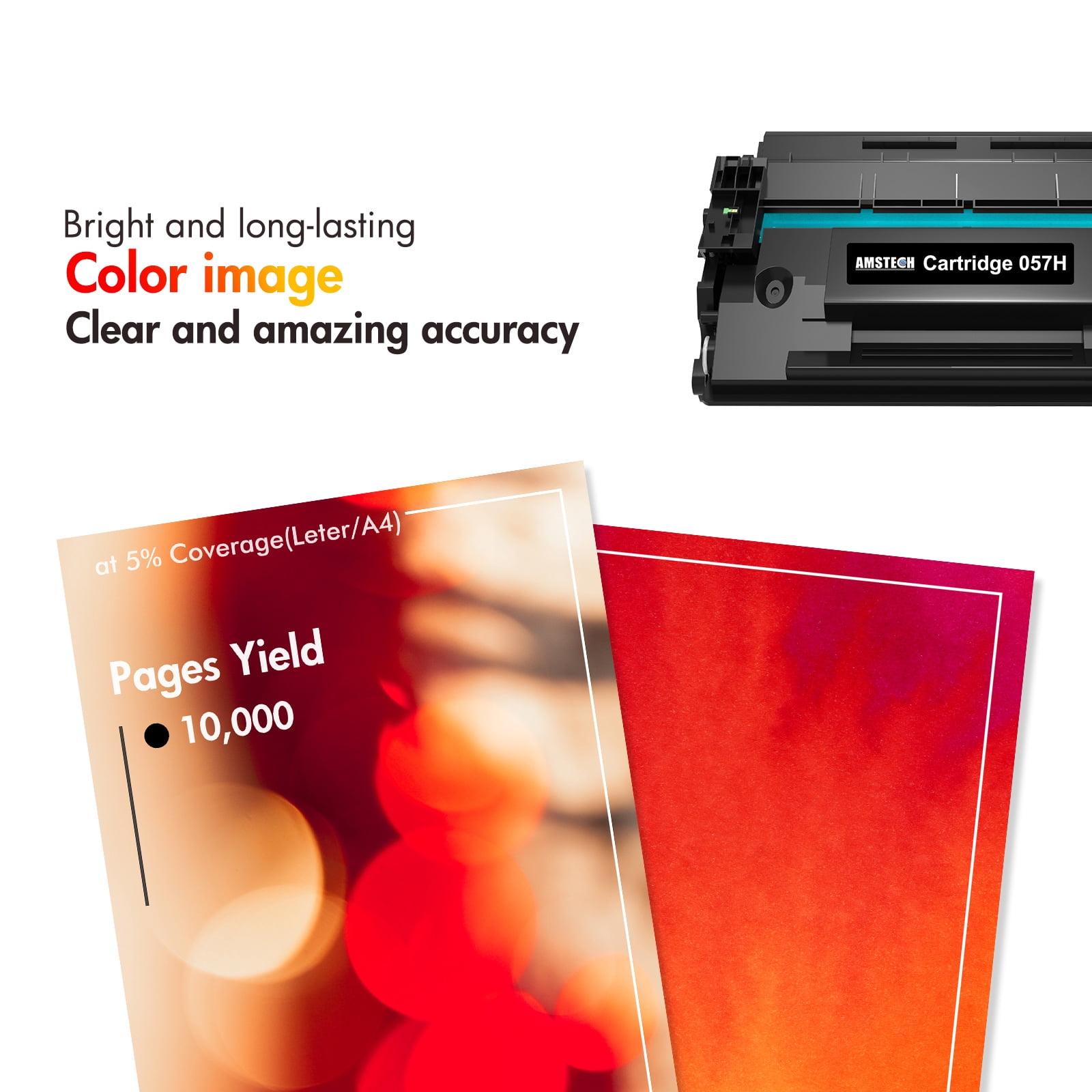 057H 057 Toner Cartridge Compatible for Canon 057H CRG-057H for ImageCLASS MF445dw MF448dw MF449dw LBP226dw LBP227dw LBP228dw MF445 Printer Ink (Black, 1-Pack)